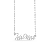 Billede af Studio Z "Name Tag - KATRINE" halskæde sølv (40-45 cm)