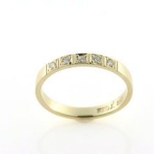 Billede af Alliancering 14 kt. 5* 0,02 w/vs.