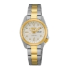 Billede af Seiko 5 Sports automatic dameur stål gulddoublé stållænke 10bar 28mm