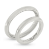 Billede af Vielses & Forlovelses ringe, damering isat brill. 0,07 w/vs 14 kt hvg