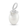 Billede af Vedhæng unik ferskvands kultur perle drop 9½-10 mm. 925 s.