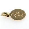 Billede af Vedhæng med udsavet monogram i pladen 14 kt. 