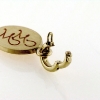Billede af Vedhæng med udsavet monogram i pladen 14 kt. 