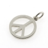 Billede af Vedhæng, fredstegn (peace tegn) hj. 20 mm. 925s