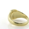 Billede af Herrering massiv, plade antik facon 14*12 mm.