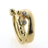 Billede af Ring 3 brill. a 0,15 + 2* 0,06 ct. w/vs. 14 kt.