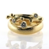 Billede af Ring 3 brill. a 0,15 + 2* 0,06 ct. w/vs. 14 kt.
