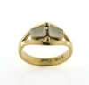 Billede af Tandring 2 tand (gl. ring bruges) 14 kt