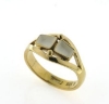 Billede af Tandring 2 tand (gl. ring bruges) 14 kt