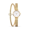 Billede af Bering Classic Gift Set Lovely, stål mesh lænke, safirglas, 3 ATM watch + armbånd m. charm (190mm)