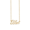 Billede af Studio Z "Name Tag - ELLEN" halskæde forgyldt sølv (40-45 cm)