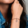 Billede af Pandora Hjertehængelås Charm sølv med dobbelt vedhæng