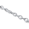 Billede af Armlænke Dream, haklås + 8-tal, 18 cm. 14 kt. hvg.