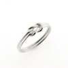 Billede af Ring, råbåndsknob 14 kt. hvg.