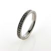 Billede af Alliancering speciel lavet med 41 brill. a 0,01ct. w/vs. 14 kt. hvg.