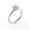 Billede af Ring fattet med brill. 0,40 w/vs. 4 grab. fatning 14 kt. hvg.