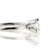 Billede af Ring fattet med brill. 0,40 w/vs. 4 grab. fatning 14 kt. hvg.