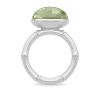 Billede af *Julie Sandlau Bamboo Wisdom ring rhodineret sølv m. grøn spinel str. 48-60