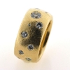 Billede af Ring fattet med 18 brillanter 14 kt.