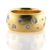 Billede af Ring fattet med 18 brillanter 14 kt.