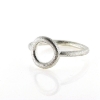 Billede af Ring Circles 11 mm. 925s (overflade sand)