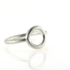 Billede af Ring Circles 11 mm. 925s (overflade sand)