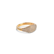 Billede af *ENAMEL Copenhagen Sparkling Mary ring forgyldt sølv m. cz (str. 54)