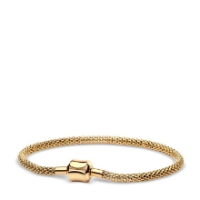 Billede af Bering unisex armbånd stål Arctic Symphony forgyldt stål mesh (210cm)