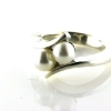 Billede af Ring med 2 sv. kulturperler 5½-6 mm 925s