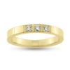 Billede af Alliancering i 14 kt. m. diamanter 3x 0,03 w/vs.