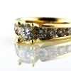 Billede af Ring med 9 brillanter 14 kt.