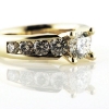Billede af Ring med 9 brillanter 14 kt.