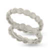Billede af Forlovelses/vielses ringe, kugler hele vejen rundt, massiv, 14 kt. hvg.