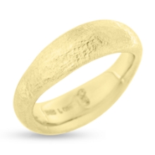 Billede af Ring bølget, massiv 14 kt.