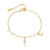 Billede af Hultquist Stella armbånd forgyldt sølv m. cz (16+3cm)