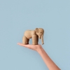 Billede af Kay Bojesen Elefant - Lille - Eg