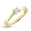 Billede af Dream Delux ring med syn. zirk. 4,0 mm. i forgyldt sølv