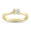 Billede af Dream Delux ring med syn. zirk. 4,0 mm. i forgyldt sølv