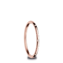 Billede af Bering ring Arctic Symphony inderring rosaforgyldt med zirkonia sten str. 60 (7)