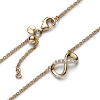Billede af Pandora Funklende Uendelighed halskæde forgyldt metalblanding m. cz (50 cm)