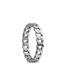 Billede af Bering ring Arctic Symphony inderring panser mat stål str. 65 (9)