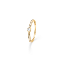 Billede af Mads Z ring 8 kt. "Mia" m. zirkonia str. 60