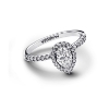 Billede af Pandora Funklende Pear Halo ring (str. 48-60)