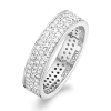 Billede af Spirit Icons, ring, Glam, sølv, cz, str. 54*