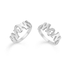 Billede af Mads Z "WOW/MOM" ring sølv (str. 50-60)