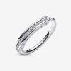 Billede af *Pandora Signature ID pavé ring sølv med cz (str. 52)