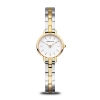 Billede af Bering Classic dameur stål gulddoublé lænke 22mm 3bar