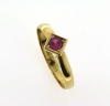 Billede af Ring carre fatn. 3,5 m/m. syn. sten. 8 kt.