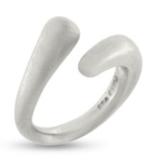 Billede af Ring "Staggered" i 14 kt. hvidguld