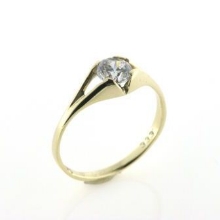 Billede af Ring m. 5 mm syn sten 8 kt